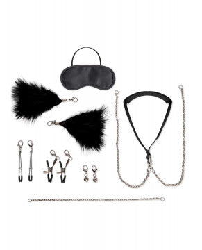 12 Pc Interchangeable Collar and Nipple Clips Set - Permissive -