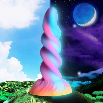 Moon Rider Glow-in-the-Dark Unicorn Dildo - Permissive -