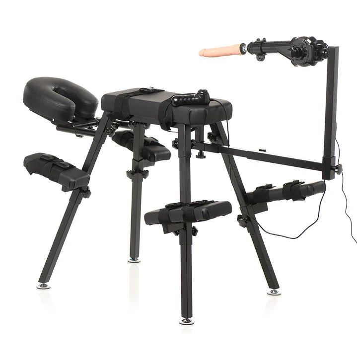 Master Series Obedience Bench with Sex Machine - Permissive -