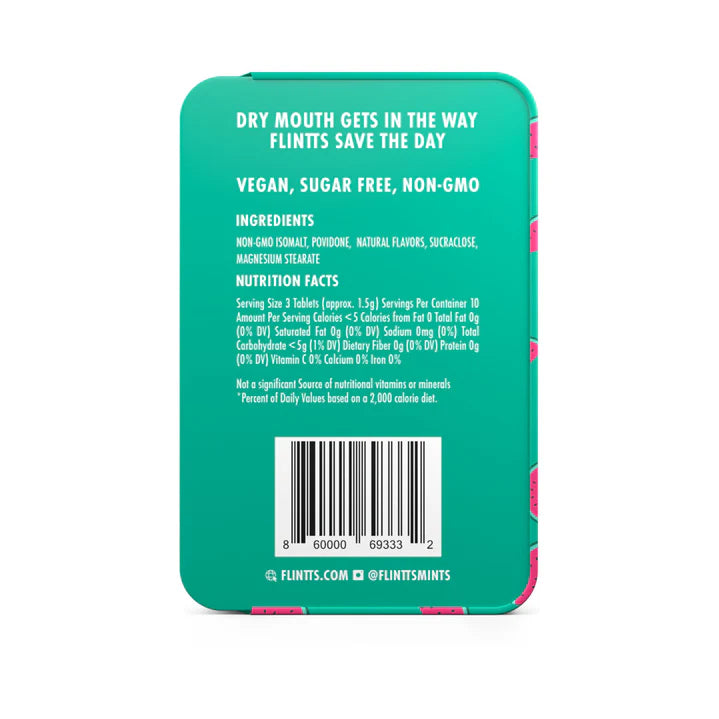 Flintts Mints Cool Watermelon - F Strength 100 - Permissive -