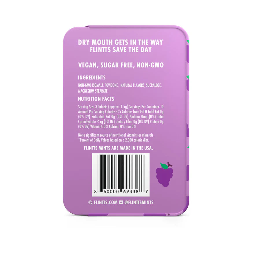 Flintts Mints Luxury Grape - F Strength 125 - Permissive -