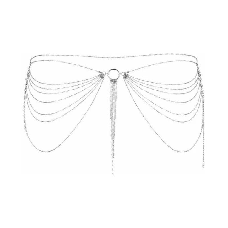 Bijoux Indiscrets Magnifique Chain Waist Jewelry Silver - Permissive -