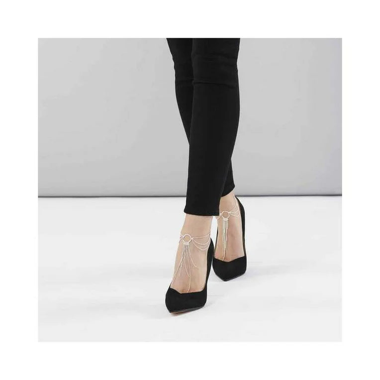 Bijoux Indiscrets Magnifique Feet Chain Silver - Permissive -