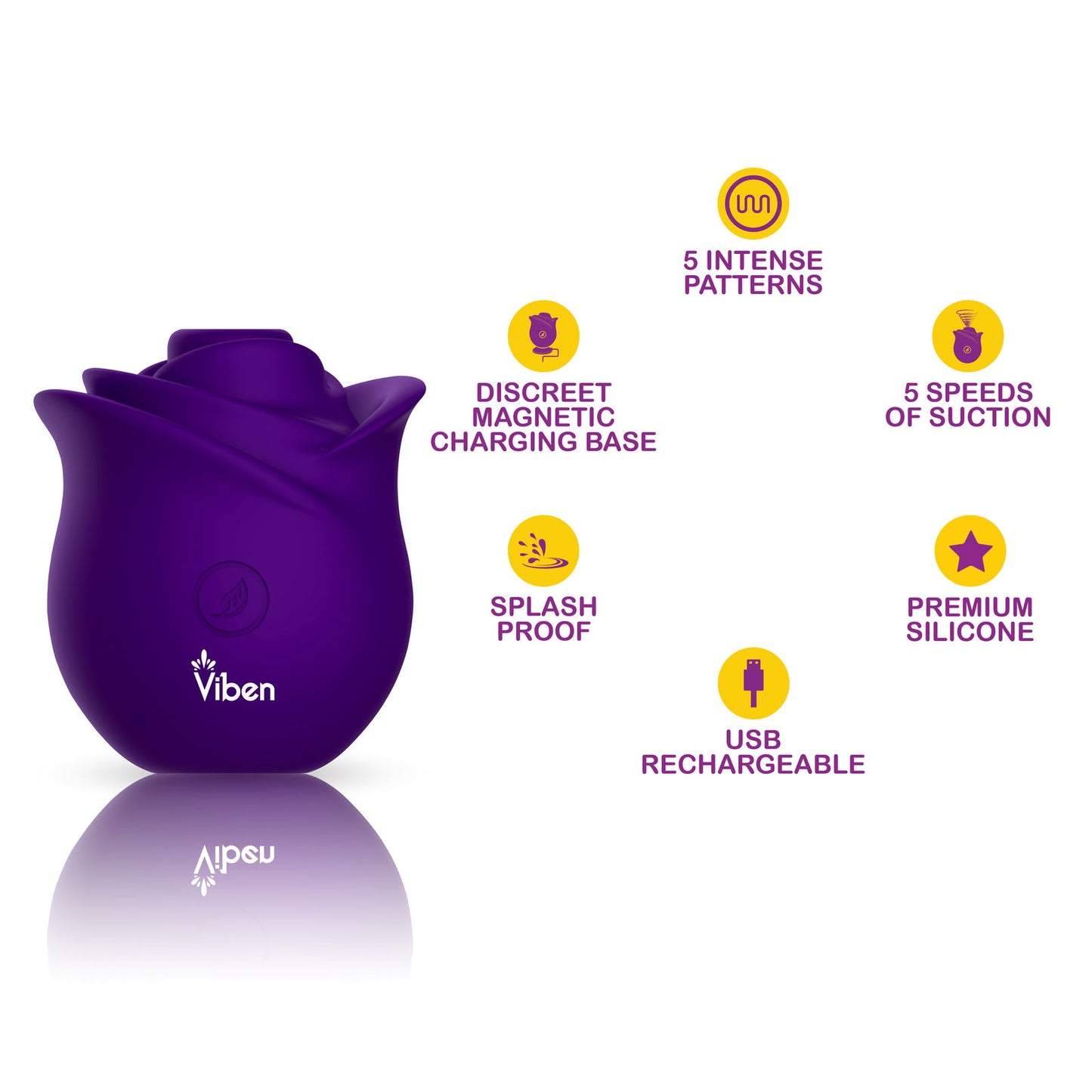 Blossoming Bliss Zen Rose Stimulator - Permissive -