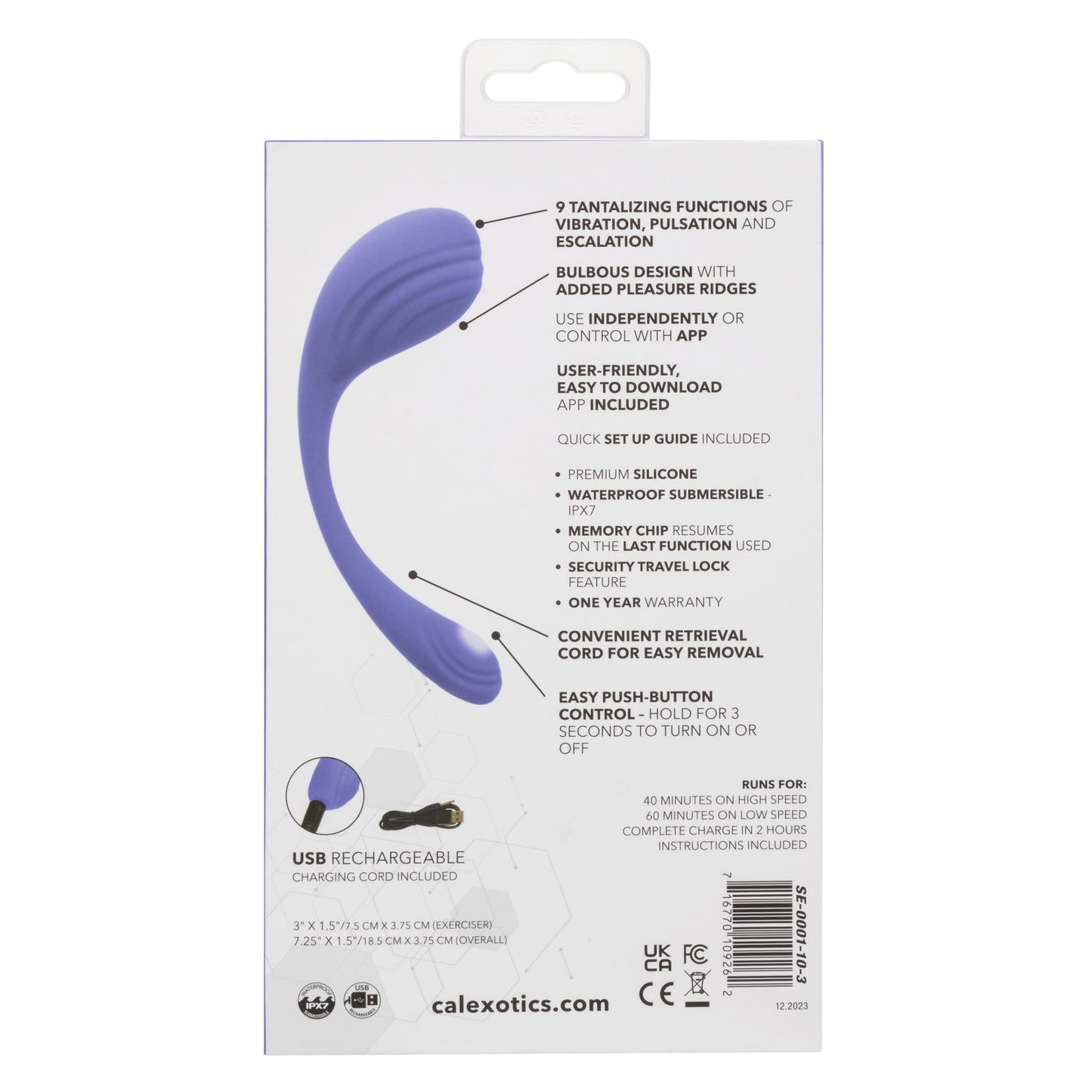 Calexotics Connect Kegel Exerciser - Permissive -