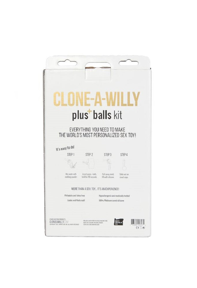 Clone-a Willy Plus Balls Kit - Light Skin Tone - Permissive -