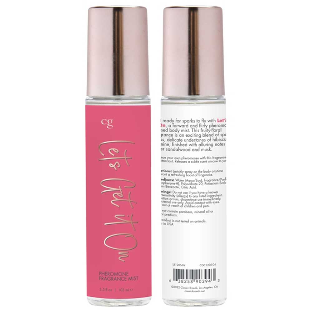 Fragrance Body Mists With Pheromones - Permissive -