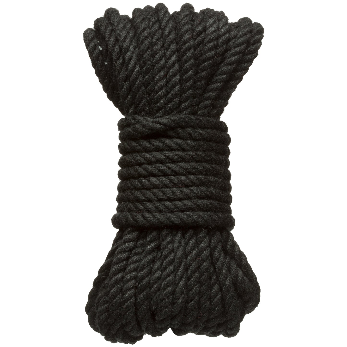 Merci - Bind and Tie - 6mm Hemp Bondage Rope - 30 Feet - Black - Permissive -