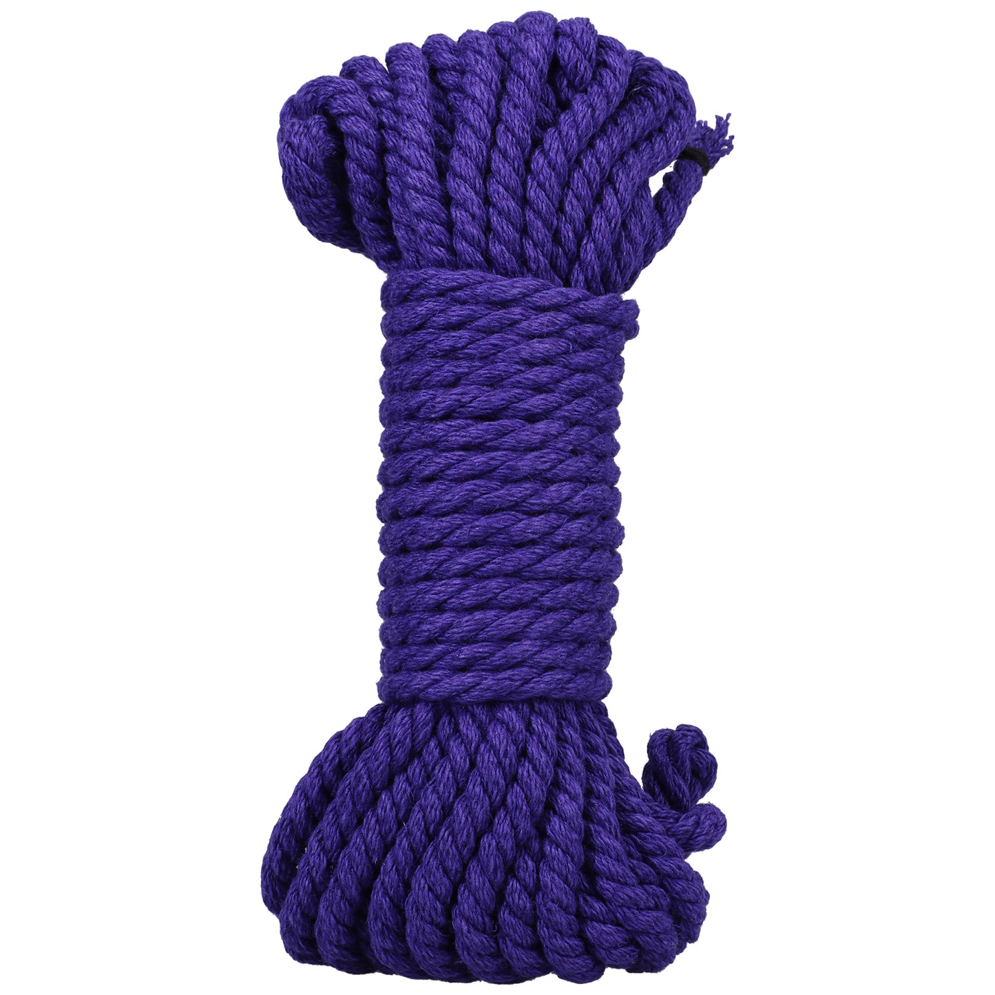 Merci - Bind and Tie - 6mm Hemp Bondage Rope - 30 Feet - Black - Permissive -