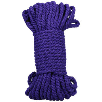 Merci - Bind and Tie - 6mm Hemp Bondage Rope - 30 Feet - Black - Permissive -