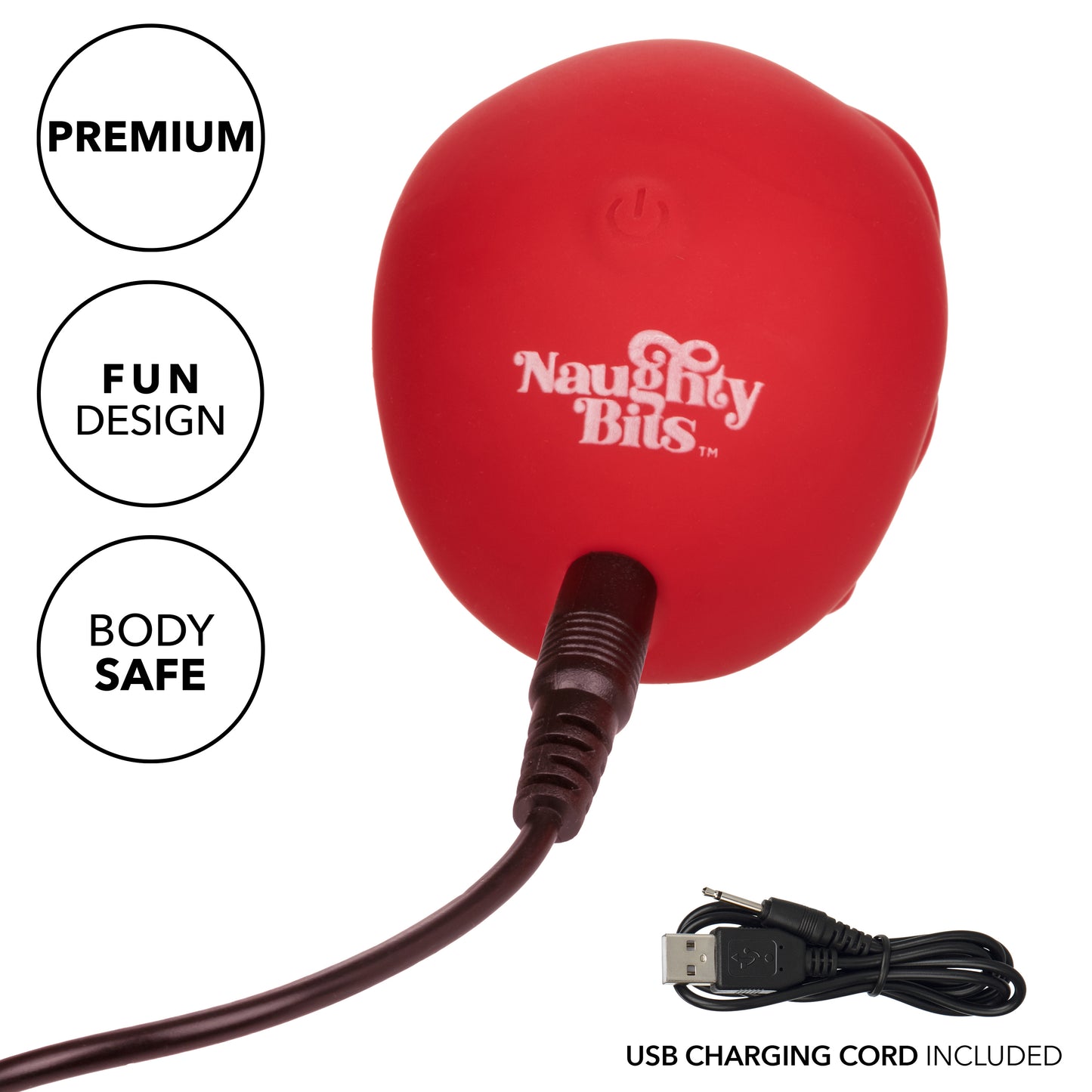 Naughty Bits Bone Head Handheld Massager - Permissive -