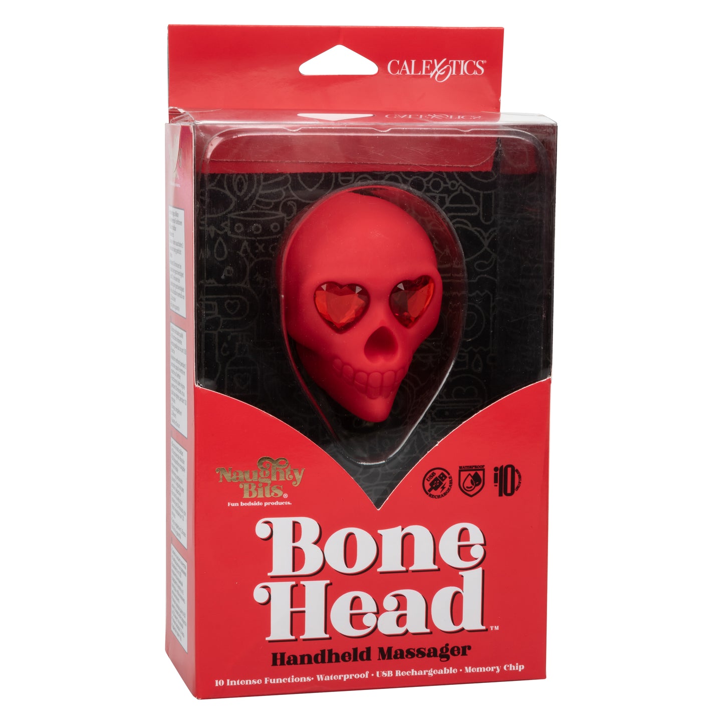 Naughty Bits Bone Head Handheld Massager - Permissive -