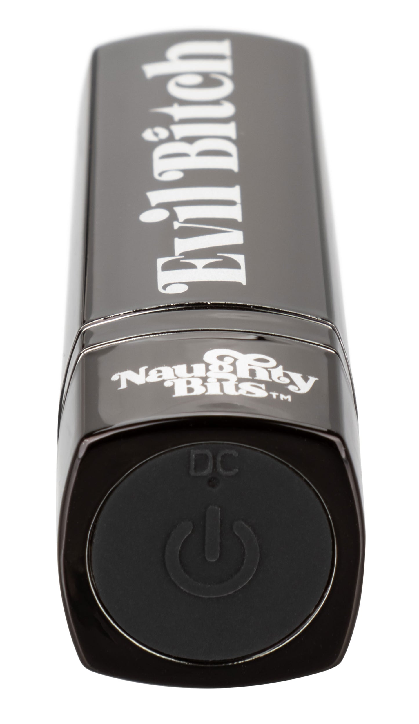 Naughty Bits Evil Bitch Lipstick Vibrator - Black - Permissive -