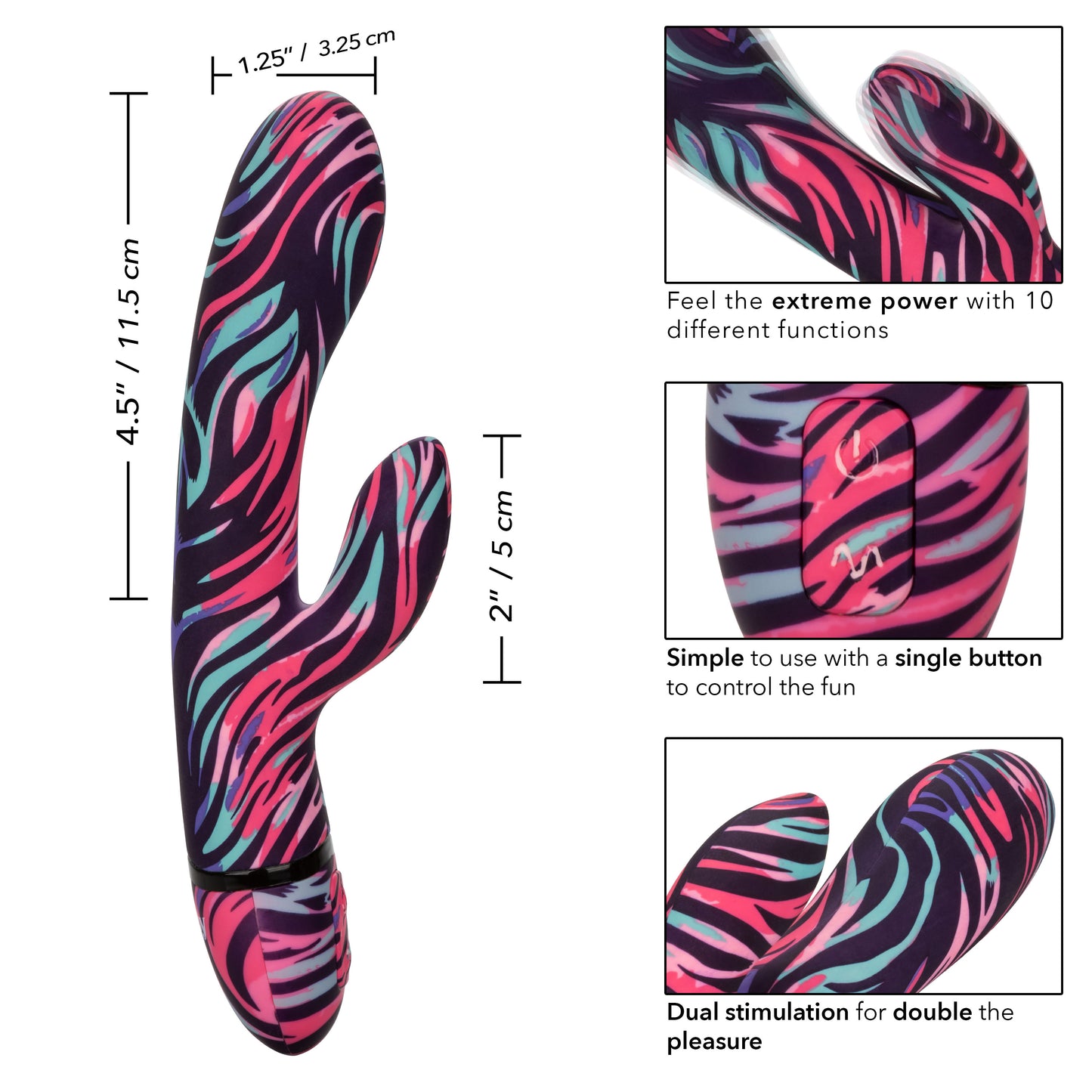 Naughty Bits Menage a Moi Dual Wand - Permissive -