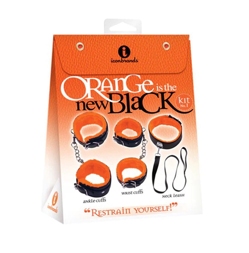 Orange Is the New Black Restrain Yourself Kit - Black/orange - Permissive -