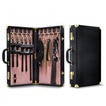 Temptasia - Safe Word - Bondage Kit With Suitcase - Black - Permissive -