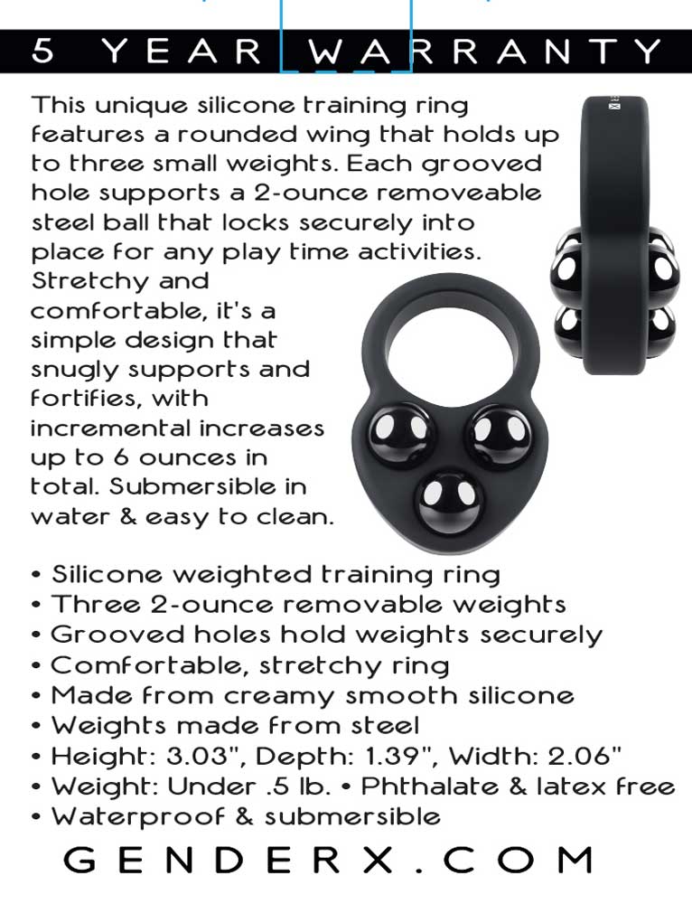 Workout Ring - Black - Permissive -