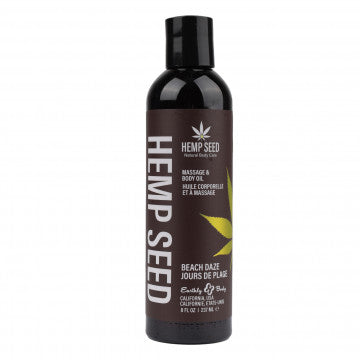 Hemp Seed Massage Oil Collection - 8 oz - Permissive -