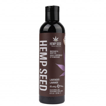 Hemp Seed Massage Oil Collection - 8 oz - Permissive -