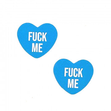 Sexy Saying Heart Pasties - Permissive - nipple
