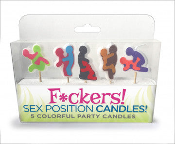 F*Ckers Sex Position Candles - Permissive - Candles