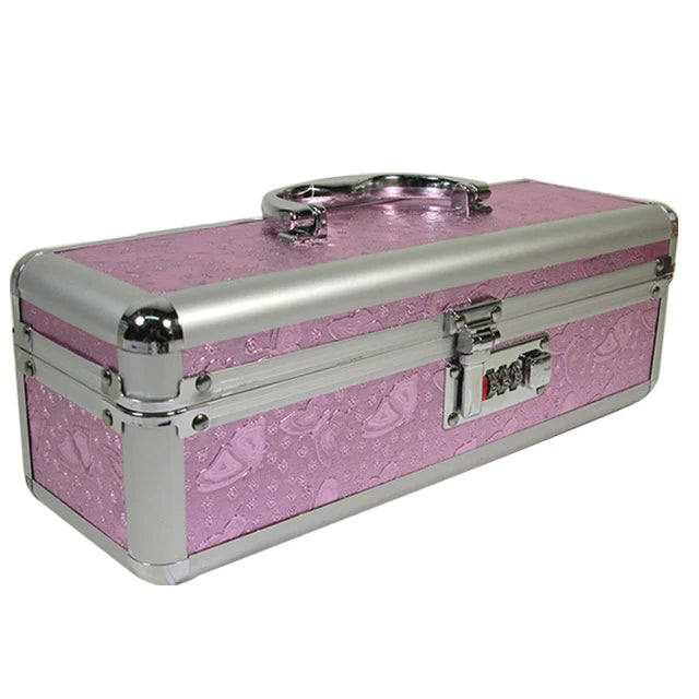 The Toy Chest Lockable Vibrator Case Medium Pink - Permissive - Personal Care