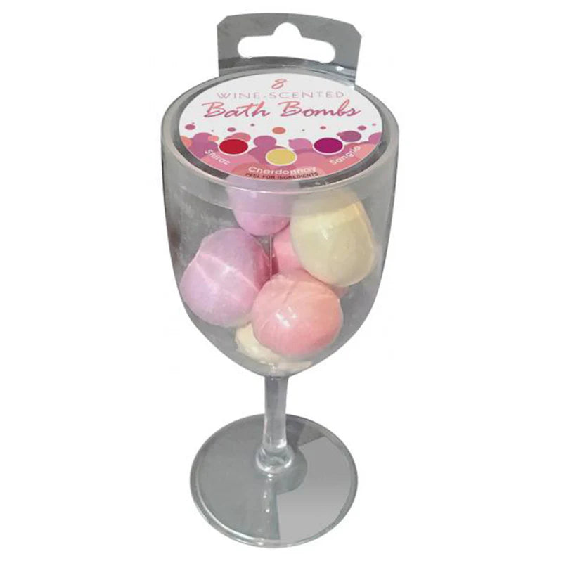 Wine Scented Bath Bombs (8pc) - Permissive - Personal Care