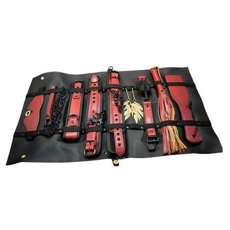 The Traveler Restraint & Bondage Play Kit Red 10 pcs - Permissive - BDSM & Fetish