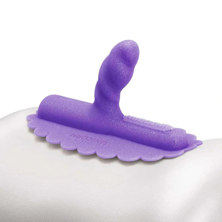 The Unicorn Uni Horn Twisted Textured Silicone Attachment - Permissive - 