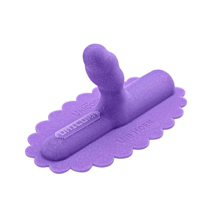 The Unicorn Uni Horn Twisted Textured Silicone Attachment - Permissive - 