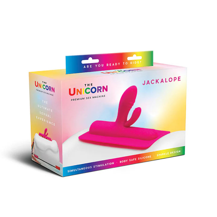 The Unicorn Jackalope Bulbous Double Stimulation Silicone Attachment - Permissive - BDSM & Fetish