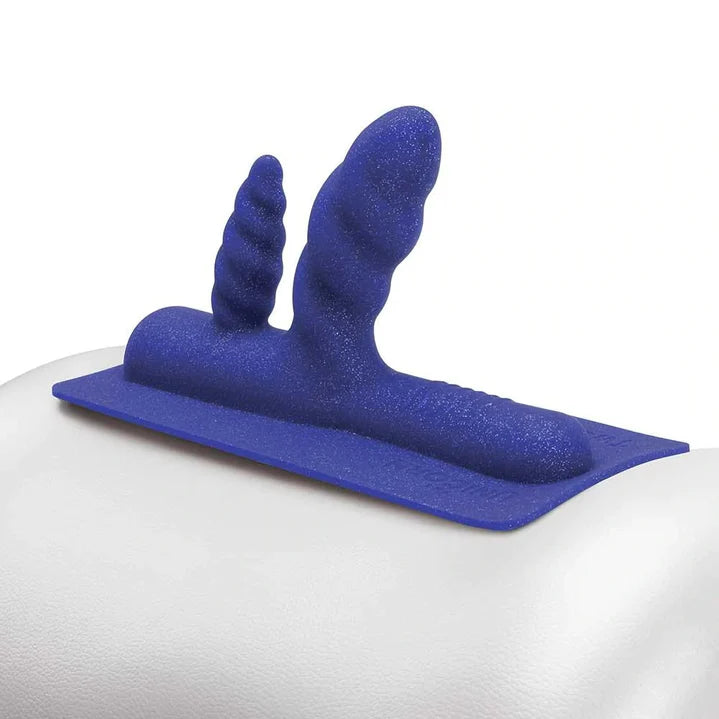 The Unicorn Two-Nicorn Textured Double Penetration Silicone Attachment - Permissive - 