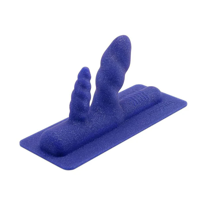 The Unicorn Two-Nicorn Textured Double Penetration Silicone Attachment - Permissive - 