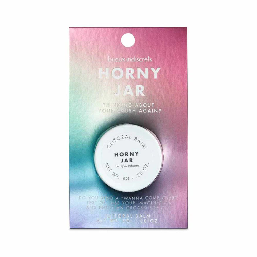 Bijoux Indiscrets Clitherapy Horny Jar Clitoral Balm 0.28 oz. - Permissive - Enhancement