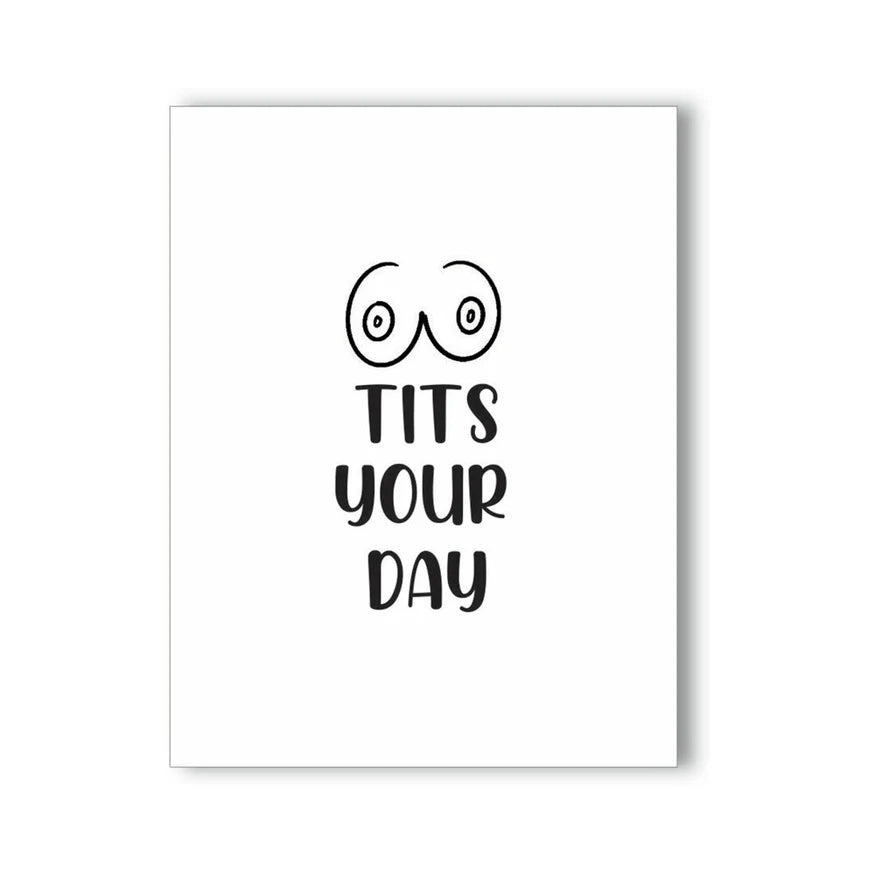 Tits Your Day Naughty Kard - Permissive - Card