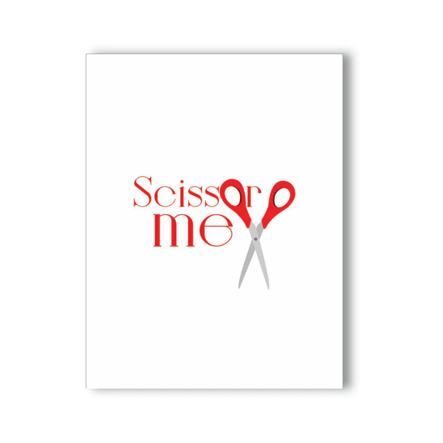 Scissor Me Naughty Kard - Permissive - Card