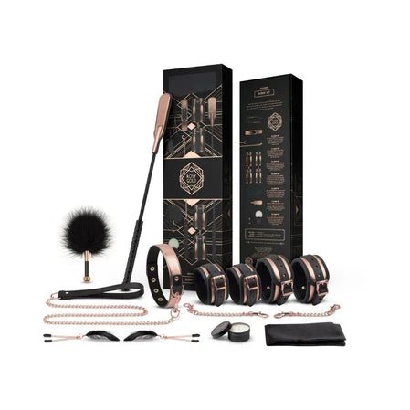 Rosy Gold Nouveau 9-Piece BDSM Set - Permissive - BDSM & Fetish