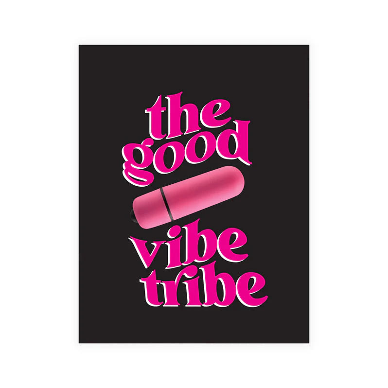 Naughty Vibes Good Vibe Tribe Greeting Card - Permissive - Card