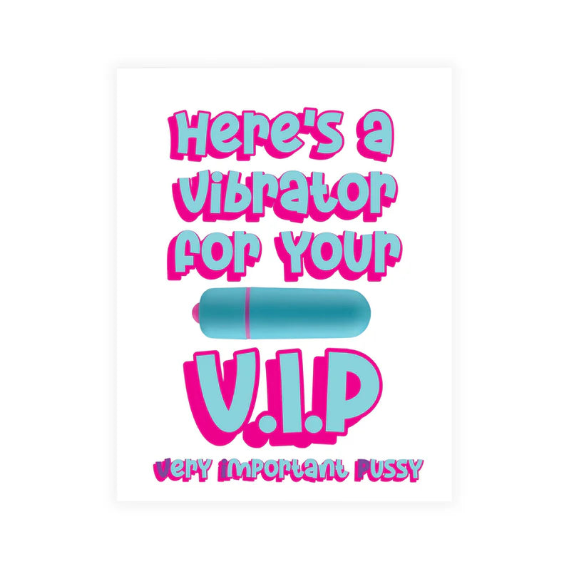 Naughty Vibes VIP Greeting Card - Permissive - Card