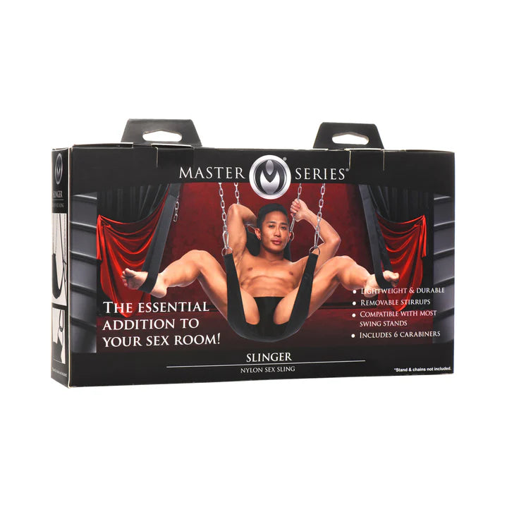 Master Series Slinger Nylon Sex Sling - Permissive - 