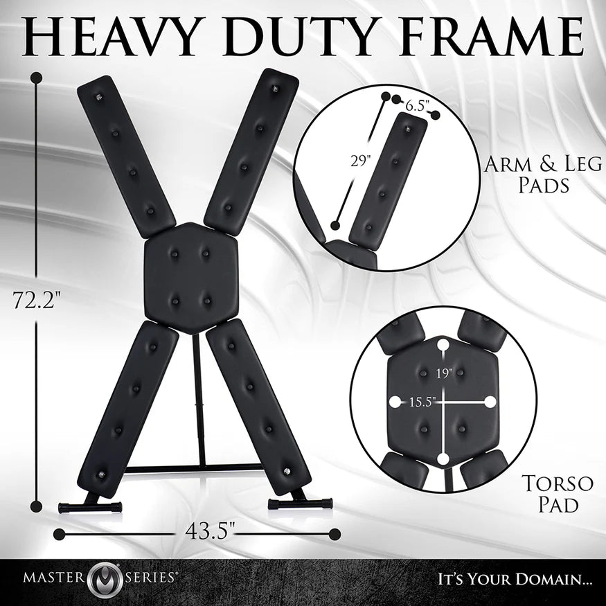 Master Series St. Andrew's Cross Deluxe - Permissive - 