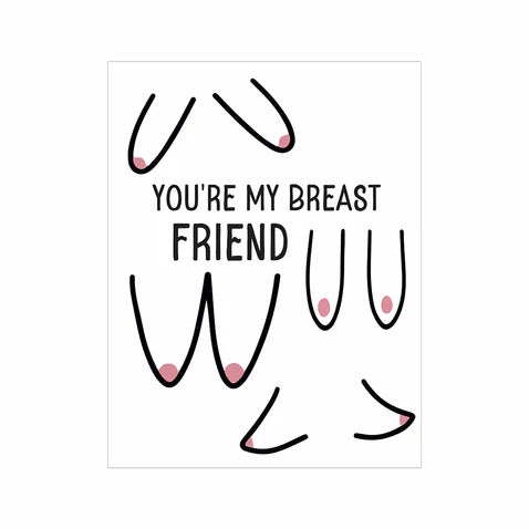 Breast Friends Naughty Kard - Permissive - Card