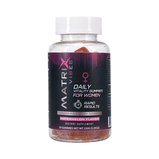 Matrix Daily Vitality Gummies for Women Watermelon 30-Pack 5 oz. Bottle - Permissive - wellness