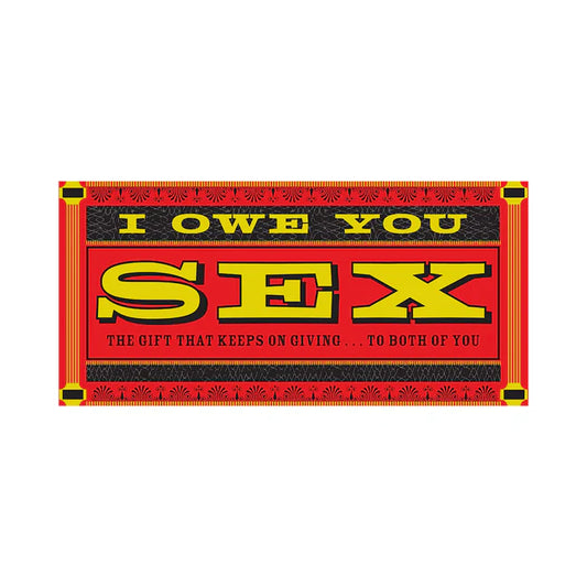 IOU Sex Gift Coupons - Permissive - Coupons Fun