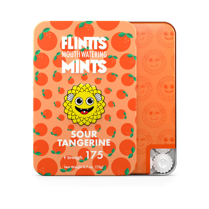 Flintts Mints Sour Tangerine - F Strength 175 - Permissive - Intimate Hygiene