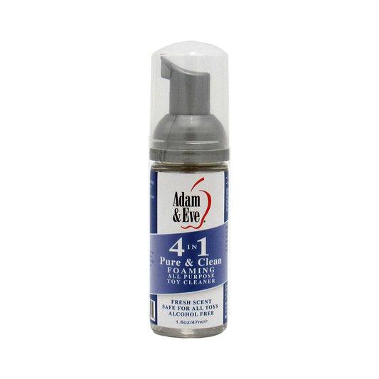 Adam & Eve 4 in 1 Pure & Clean Foaming Toy Cleaner 1.6 oz. - Permissive - 