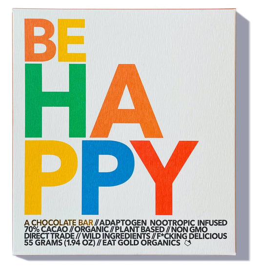 Be Happy Chocolate Bar - Permissive - Wellness