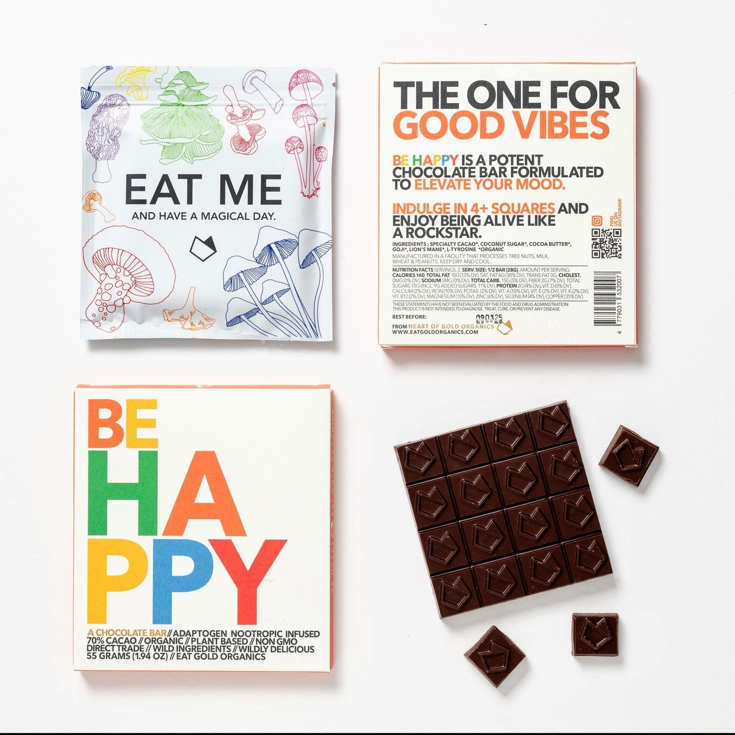 Be Happy Chocolate Bar - Permissive - 