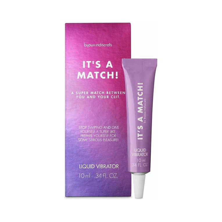 Bijoux Indiscrets Clitherapy It's a Match! Liquid Vibrator Tingling Serum 0.34 oz. - Permissive - 