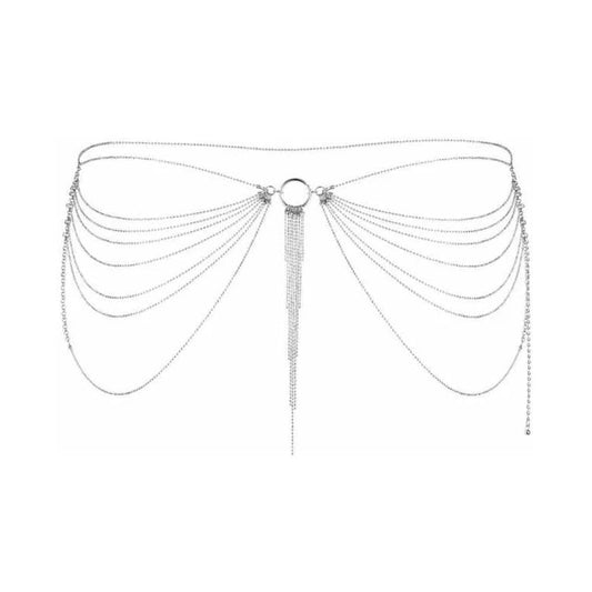 Bijoux Indiscrets Magnifique Chain Waist Jewelry Silver - Permissive - 